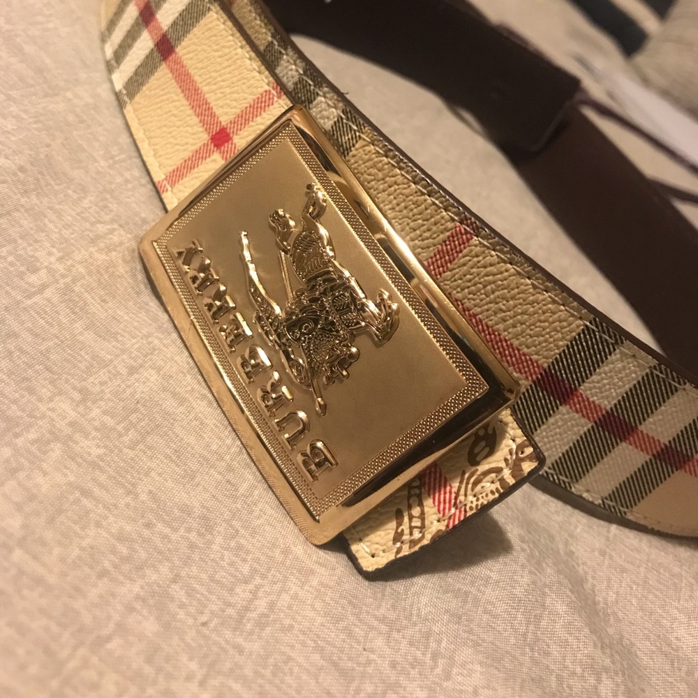 High Fashion Burberry Belt Men’s